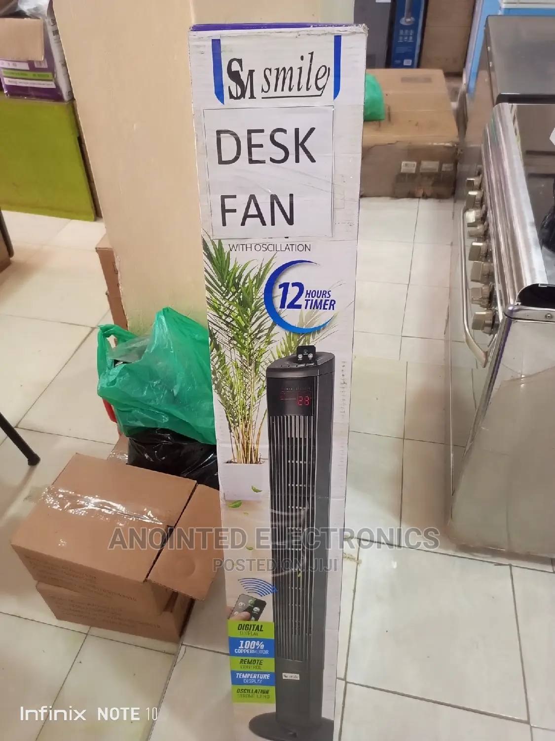 Smile Tower Fan Very Tall
