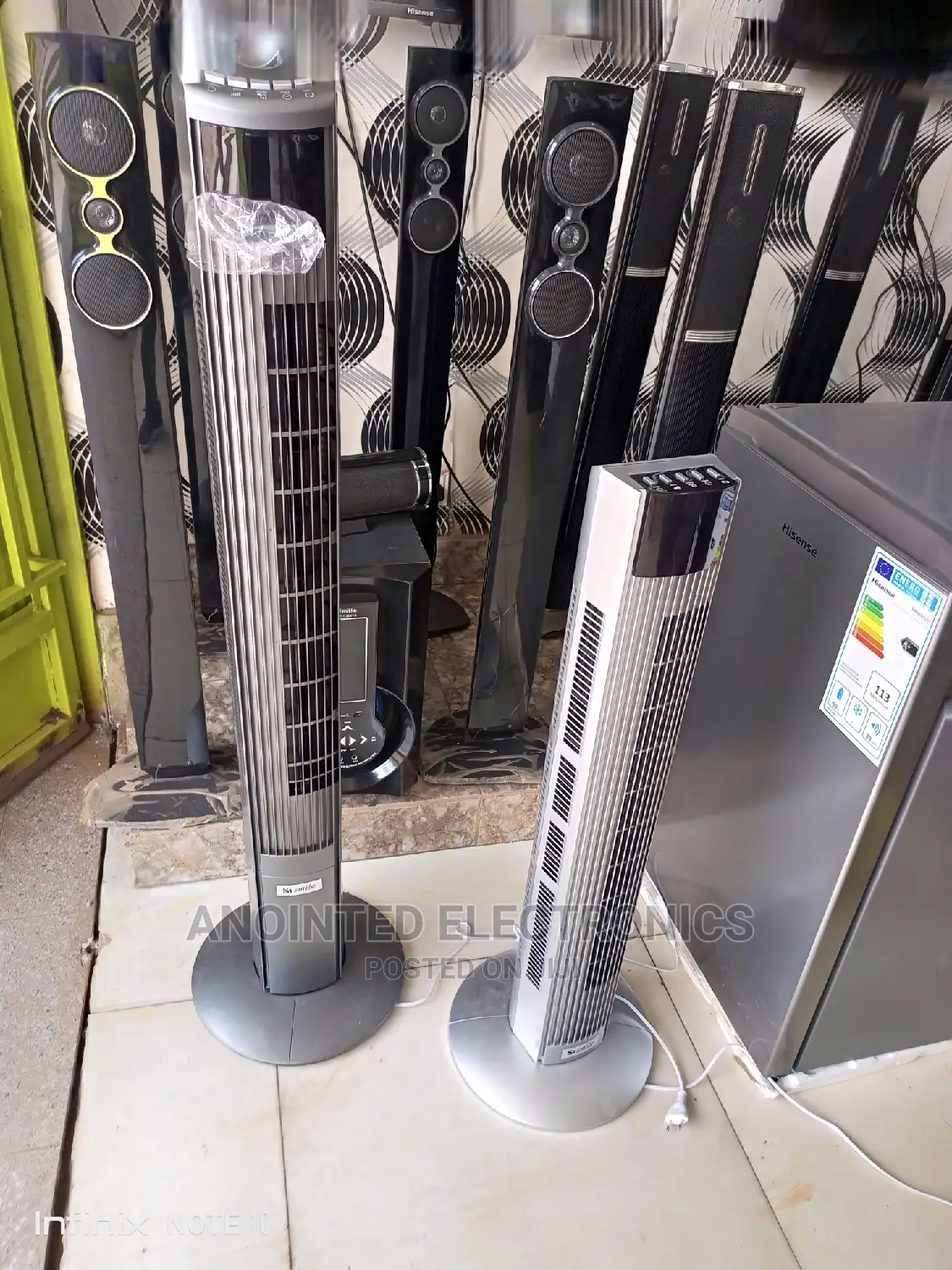 Original Tower Fans With a Remote