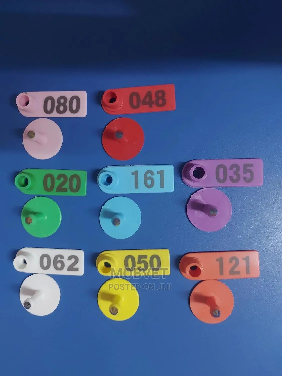 Slim in Eight Colors Numbered for Goats.