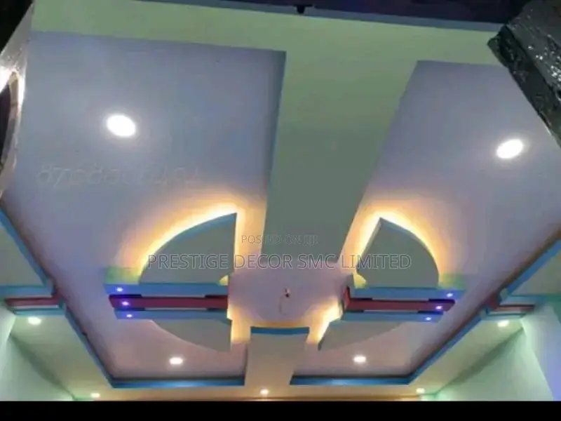 Gypsum Florishing Ceiling Done in Gulu
