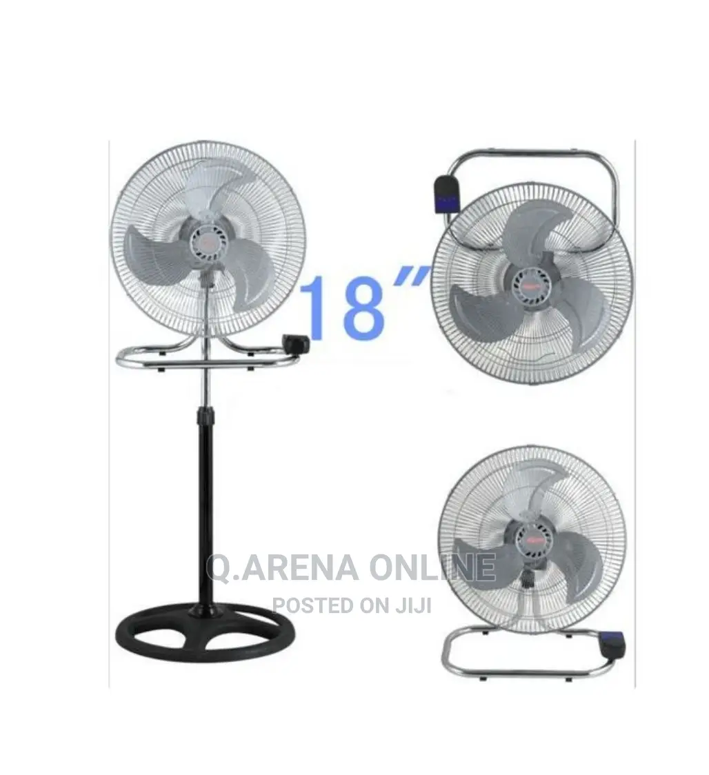 18" Stand/Table Fan Oscillating Adjustable Electric Type