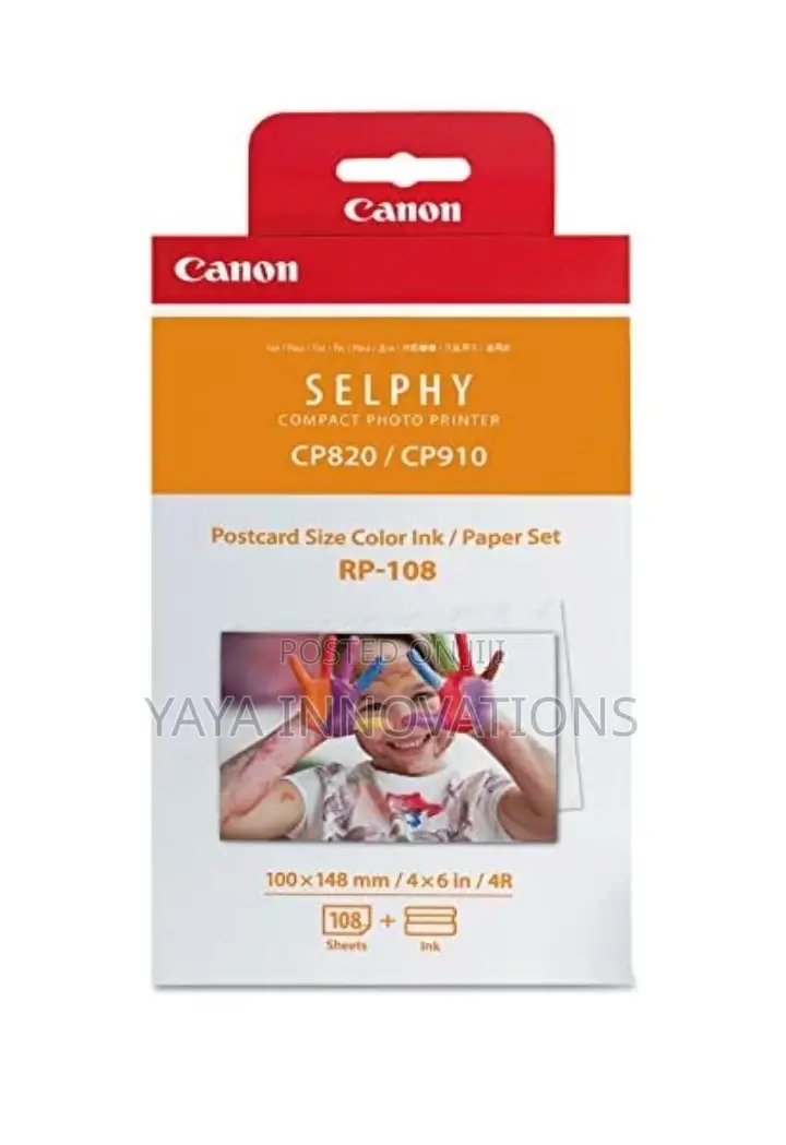 Canon Color Ink/Paper Set, Compatible With SELPHY CP1200