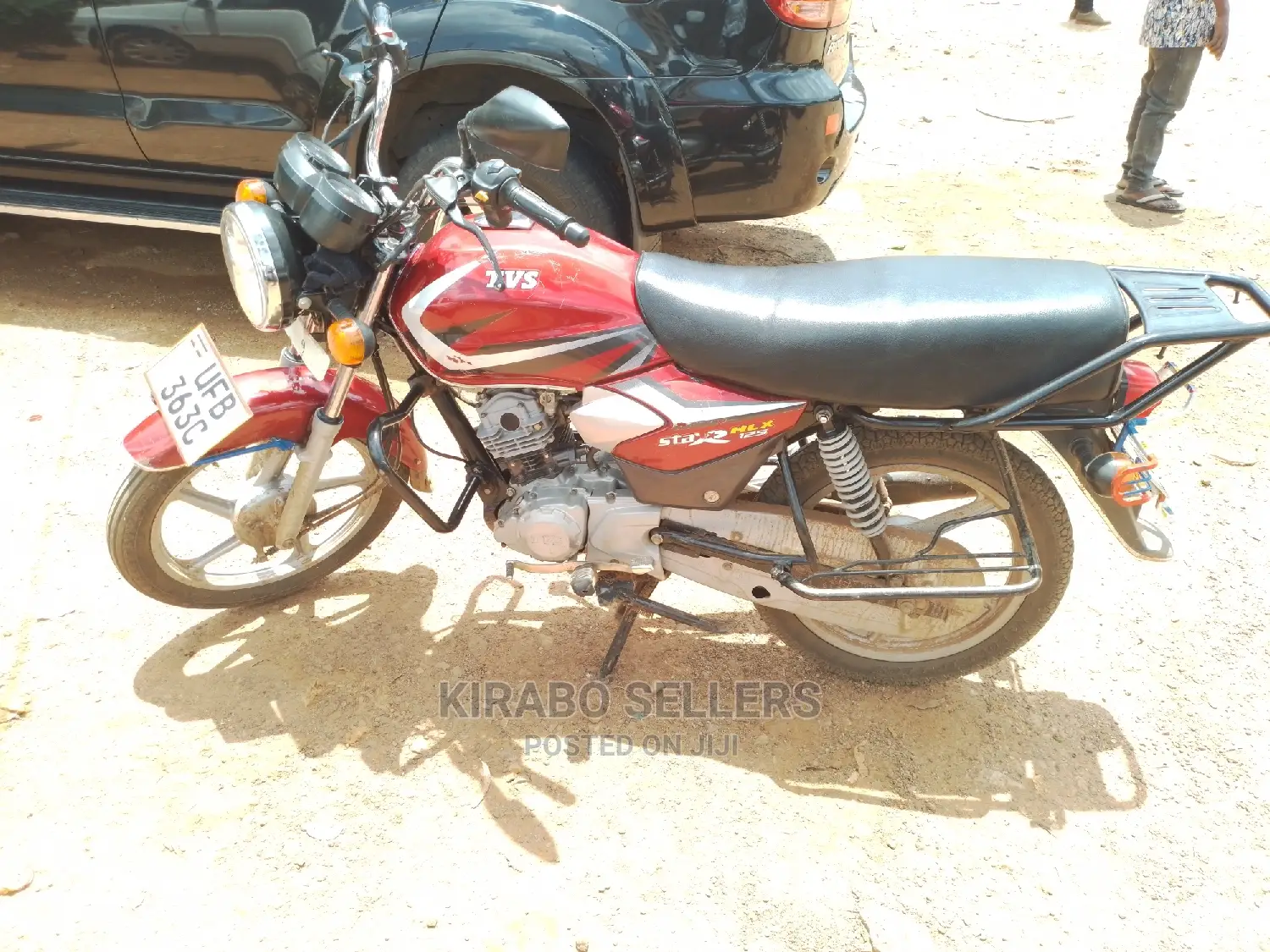 TVS HLX 125 2018 Red