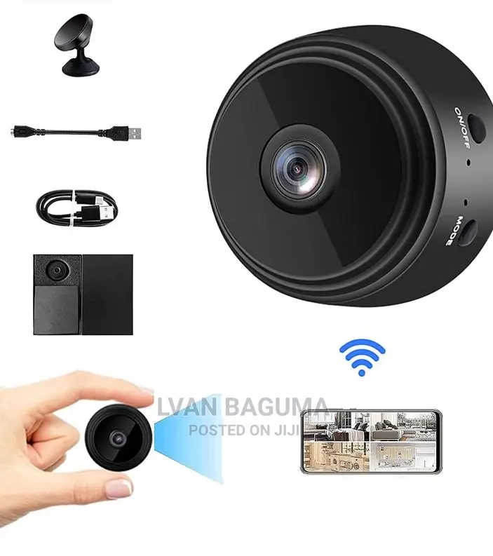 Mini Wi-Fi Magnetic Camera - Portable, No Installation