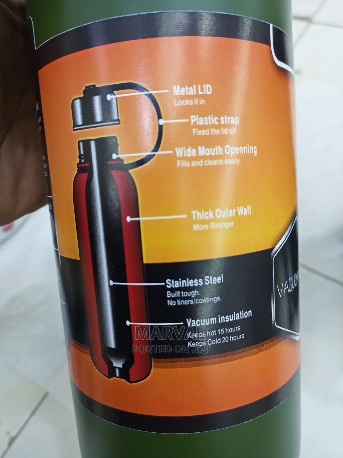 JK 1500 Double Wall Bottle Flask