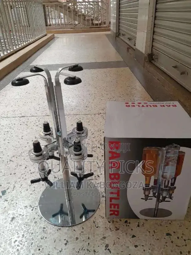 4 Bottles Liquor Dispenser and Bar Butler