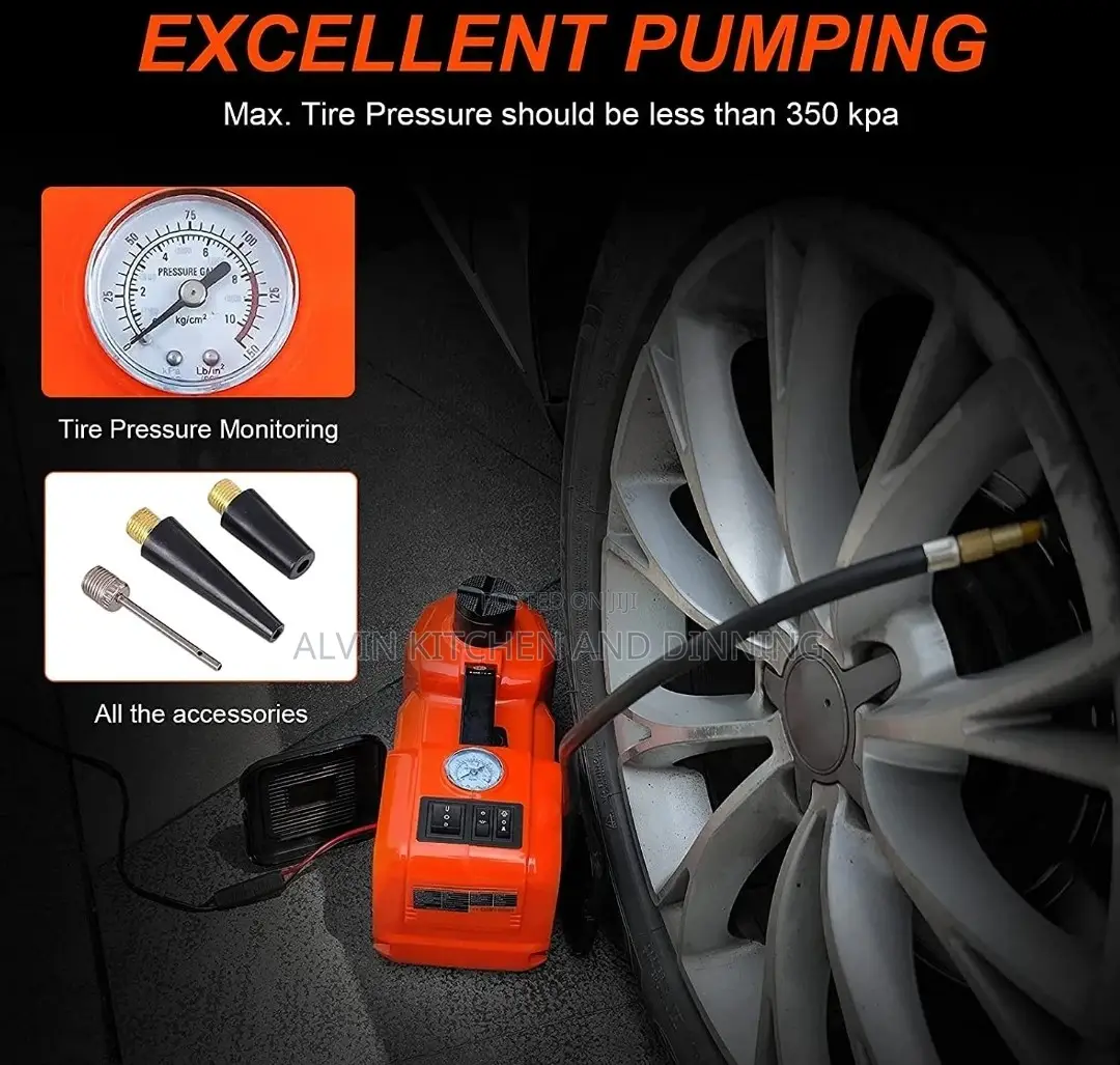 Portable Electric Car Jack 3in1