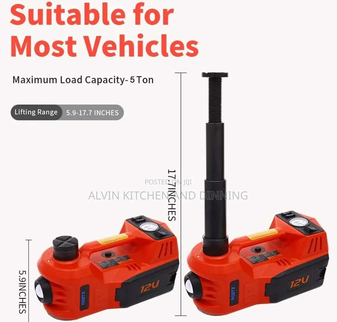 Portable Electric Car Jack 3in1