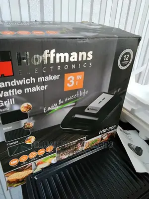 3 IN 1 Hoffmans Sandwich,Grill and Waffle Maker