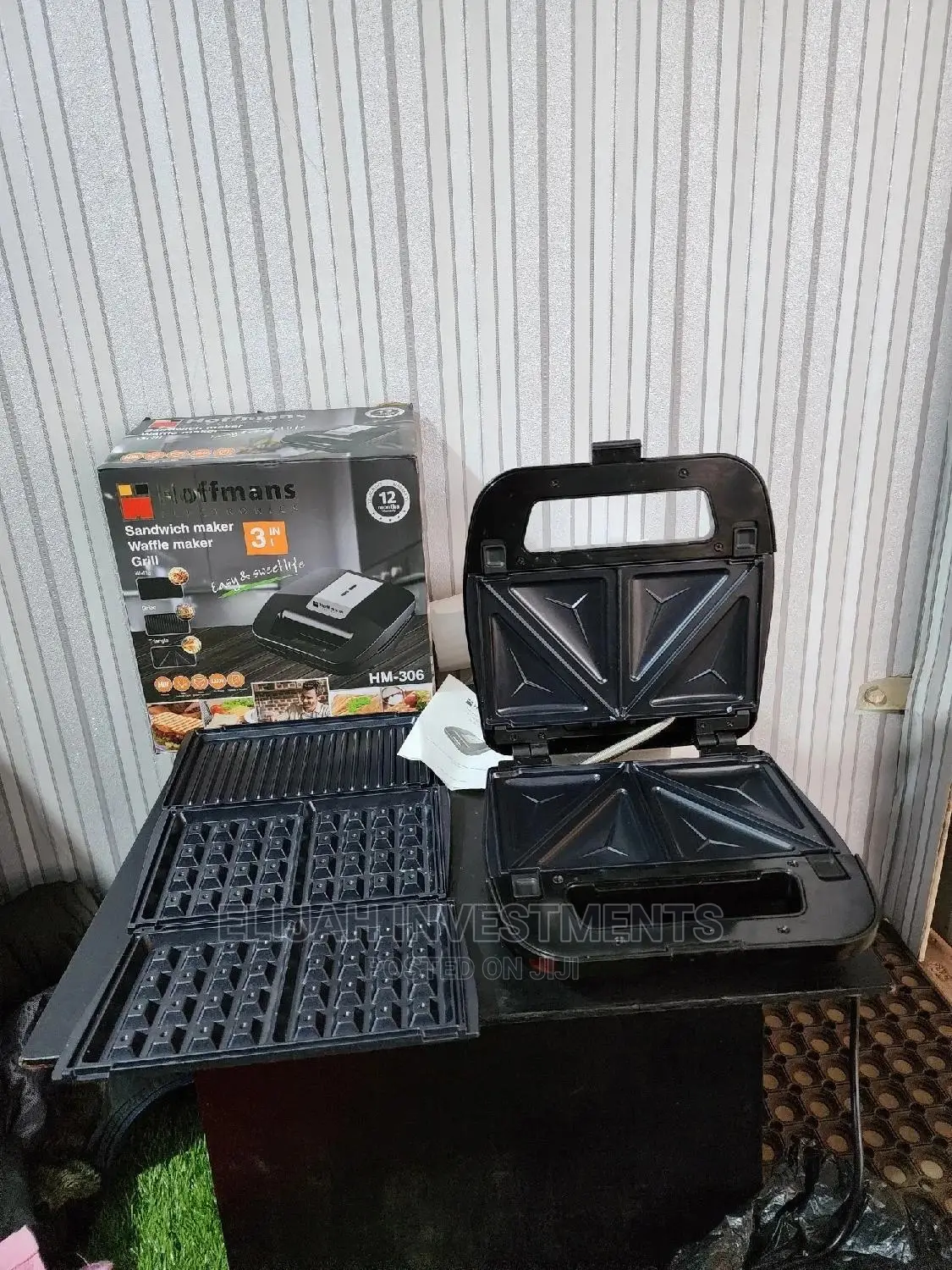 3 IN 1 Hoffmans Sandwich,Grill and Waffle Maker