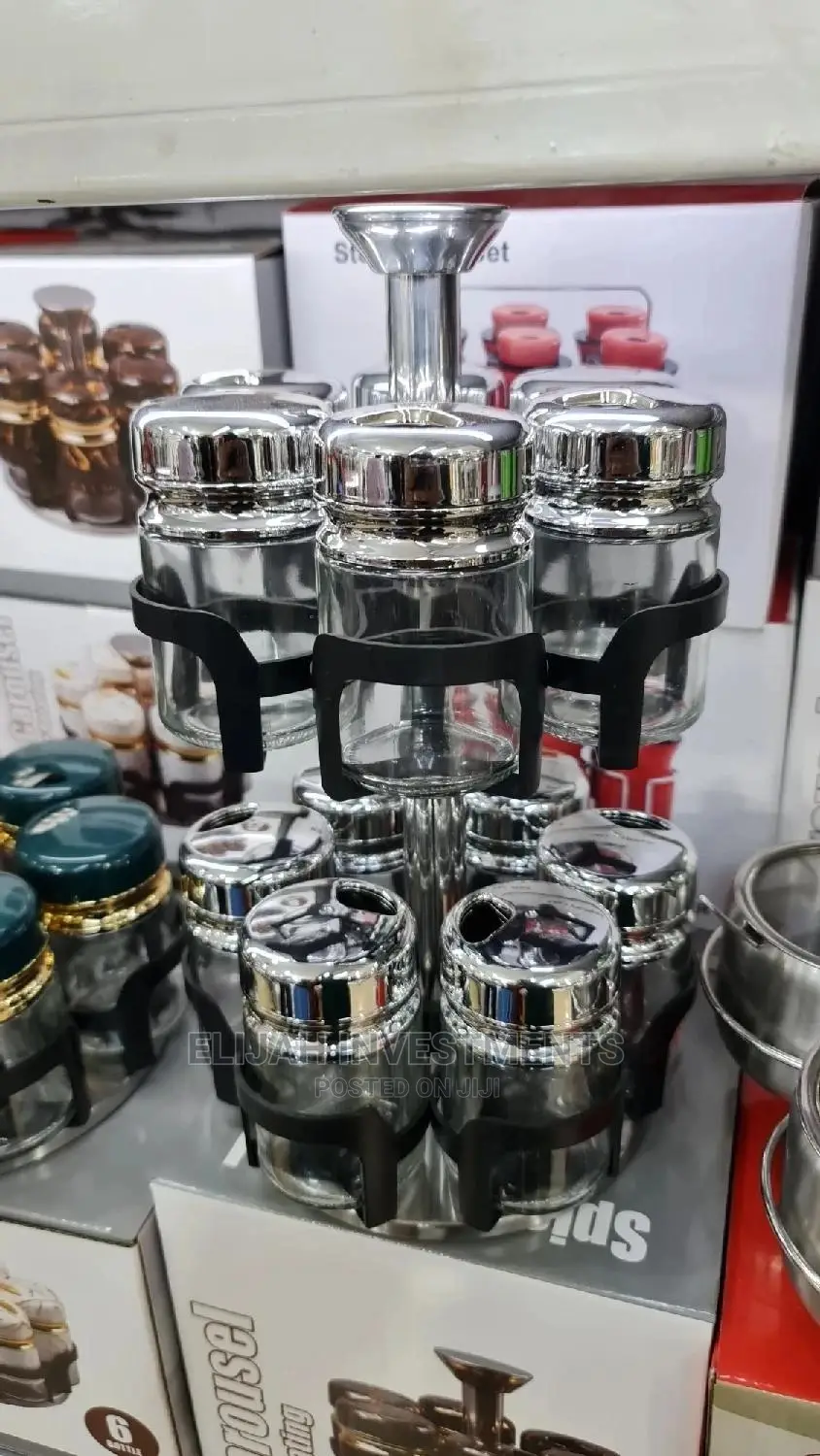 12pcs Rotating Spice Rack