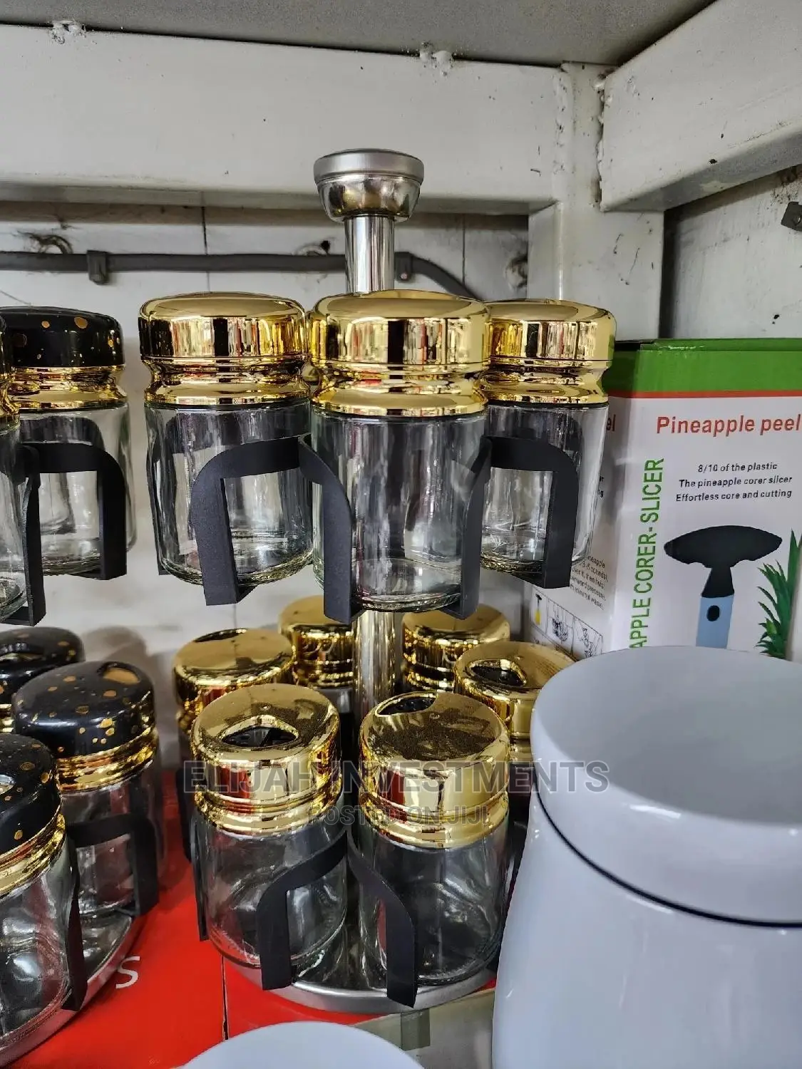 12pcs Rotating Spice Rack