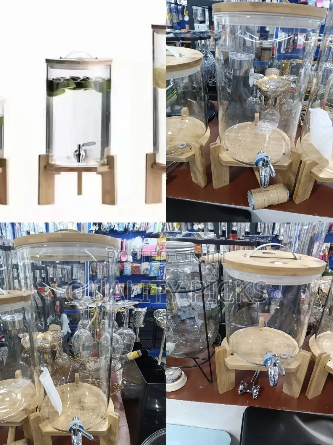 Glass Beverage Dispenser