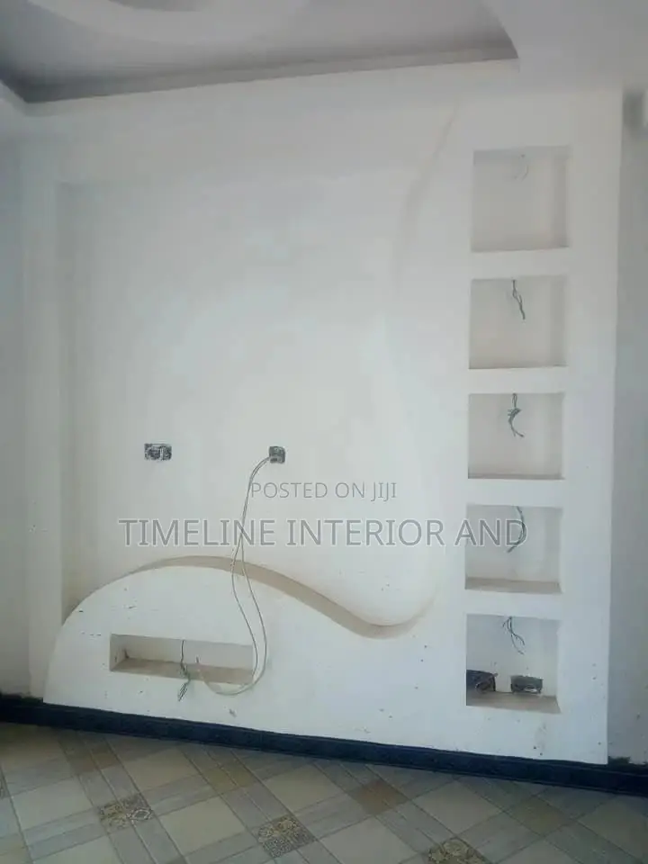 Attractive Gypsum Tv Unit 846