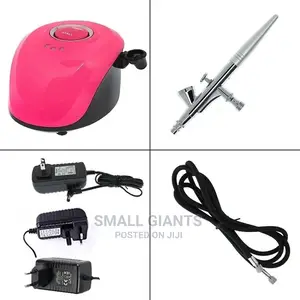 Compressor With Air Brush Paint Spray Gun, Nail Make Up