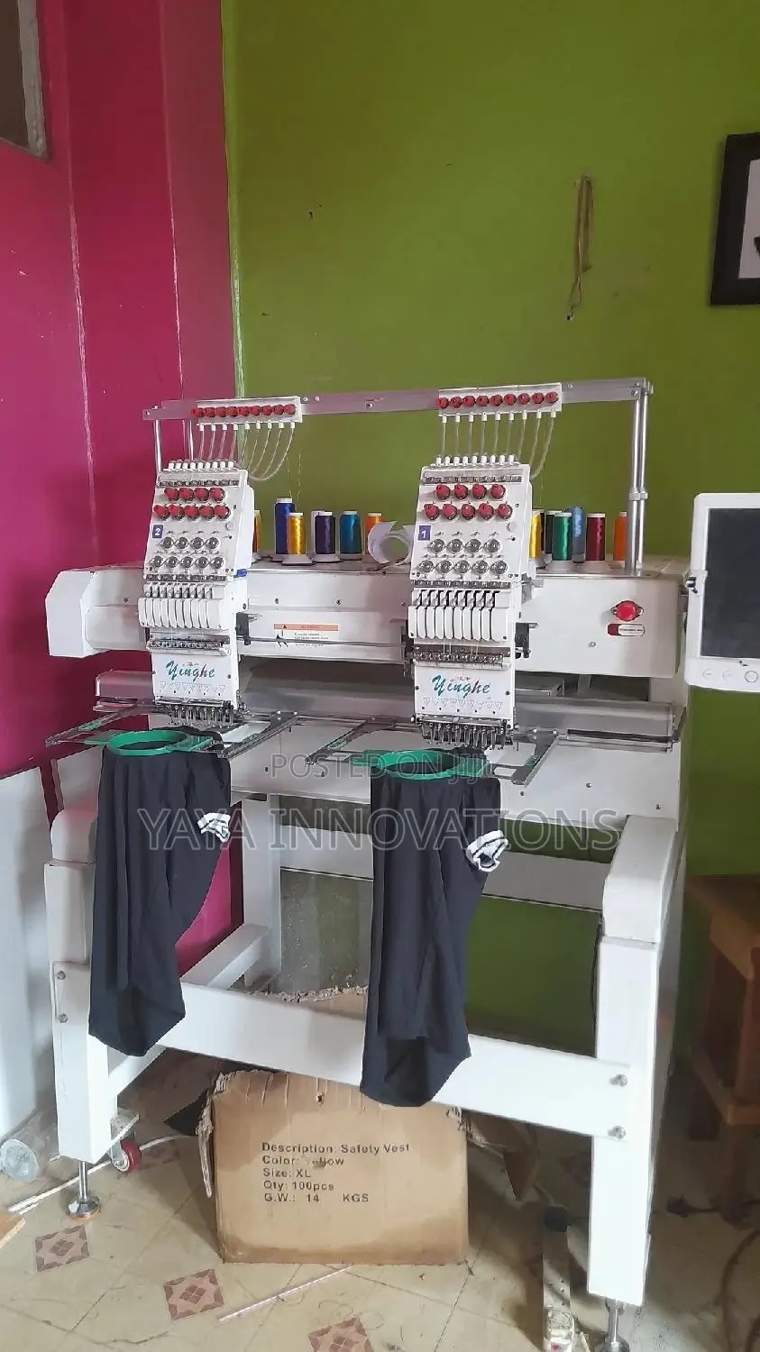 Heavy Duty 2head Embroidery Machine