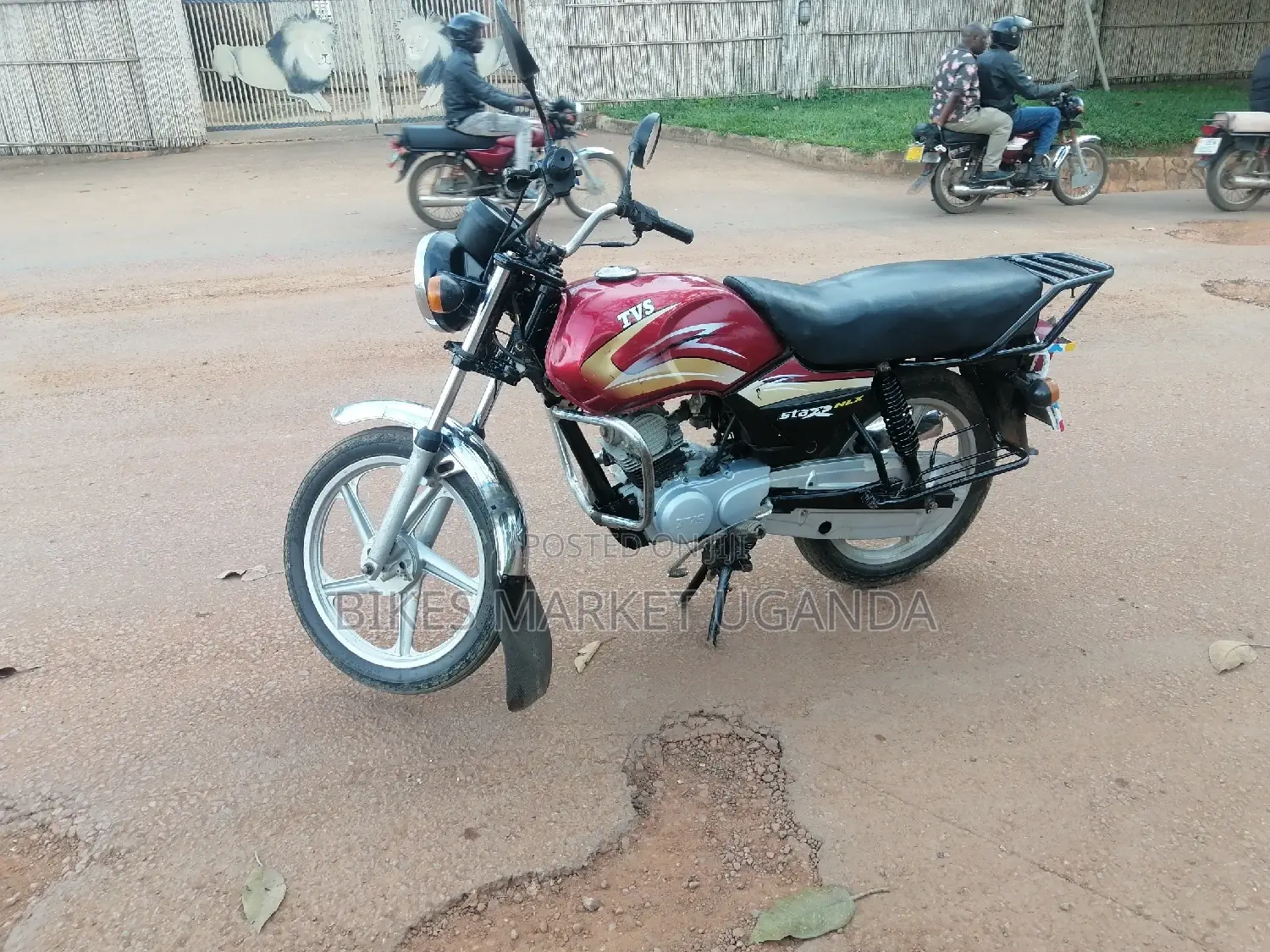 TVS XL 100 2017 Red