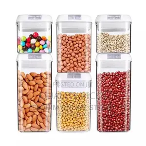 6 Pics Air Tight Food Storage Container's