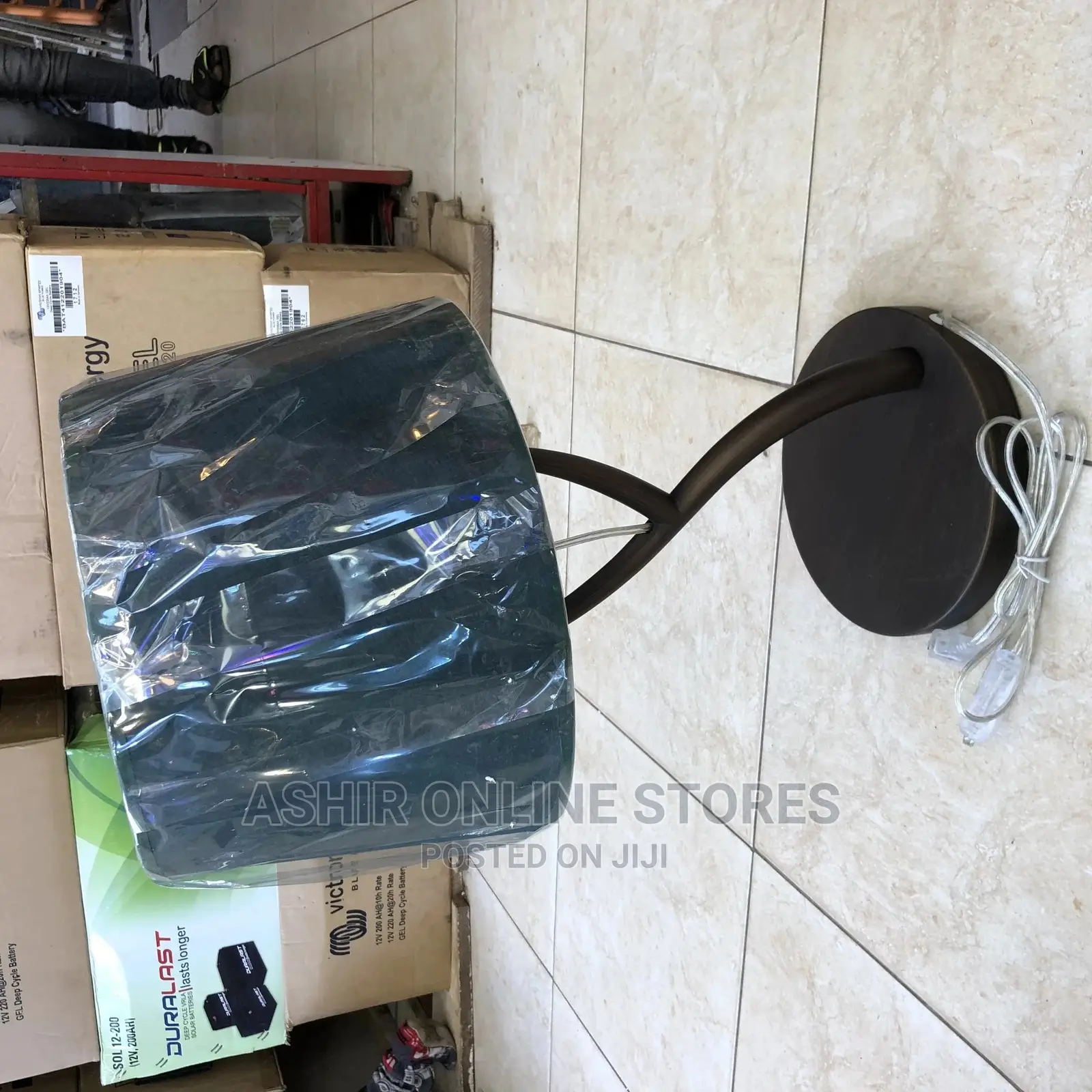 Green Bedside Lamp/Table Lamp