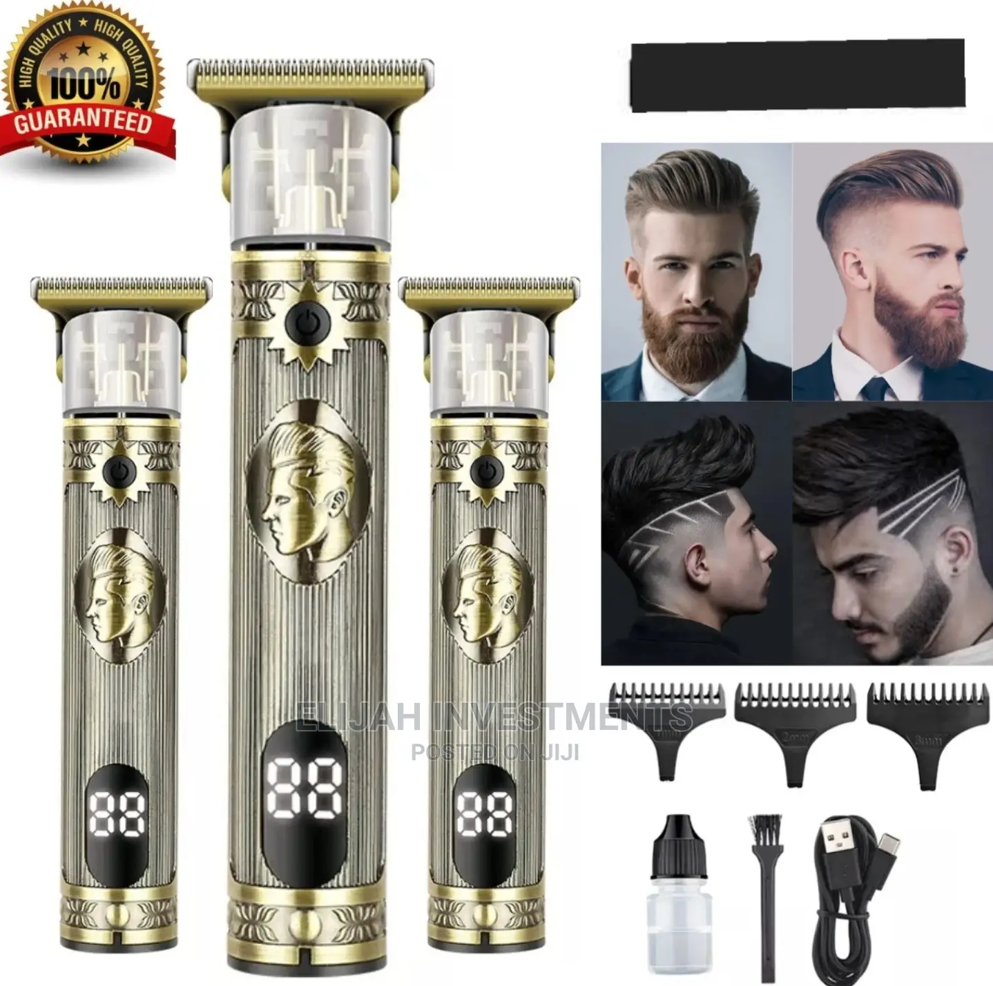 Electric Shaving/ Design Making Clipper Gold