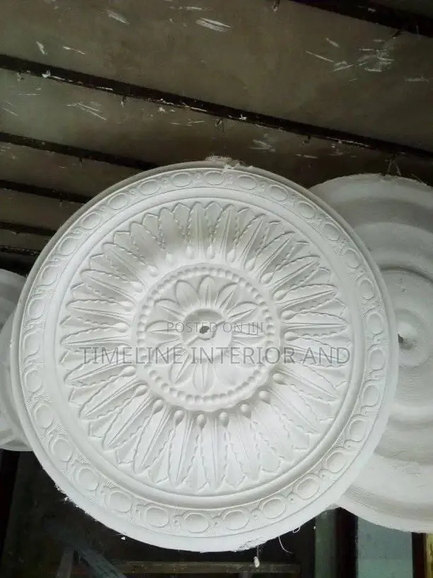 Gypsum Molded Centerpiece.