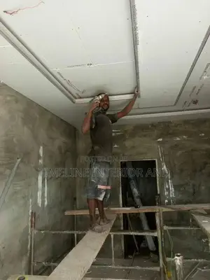 Sitting Room Gypsum Boards Decorations.
