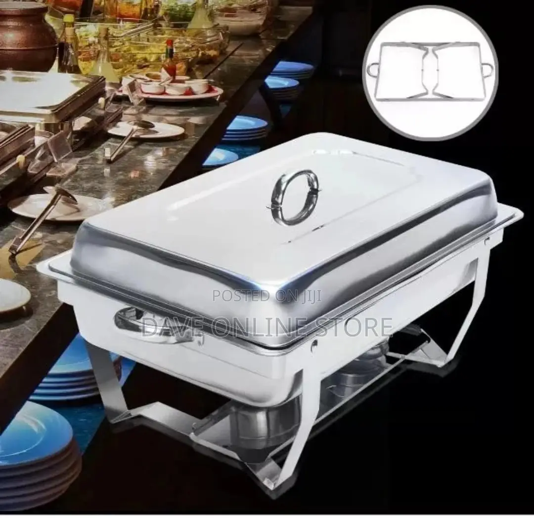 9.5 Litres Heavy Chafing Dishes, Silver