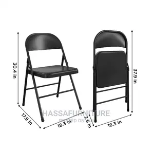 Leather Foldable Chairs Brand New