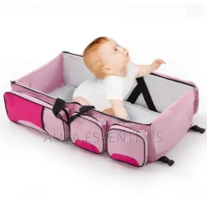3in1 Diaper Bag Ad Travel Cot Bed
