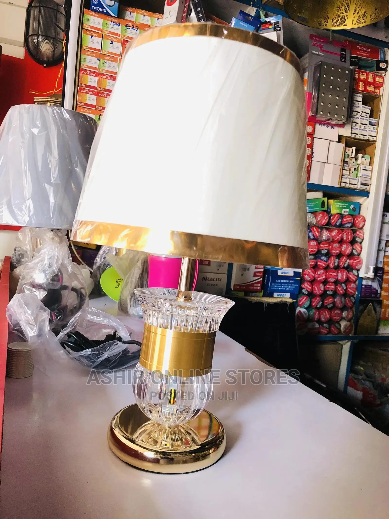 Double Light Bedside Lamp