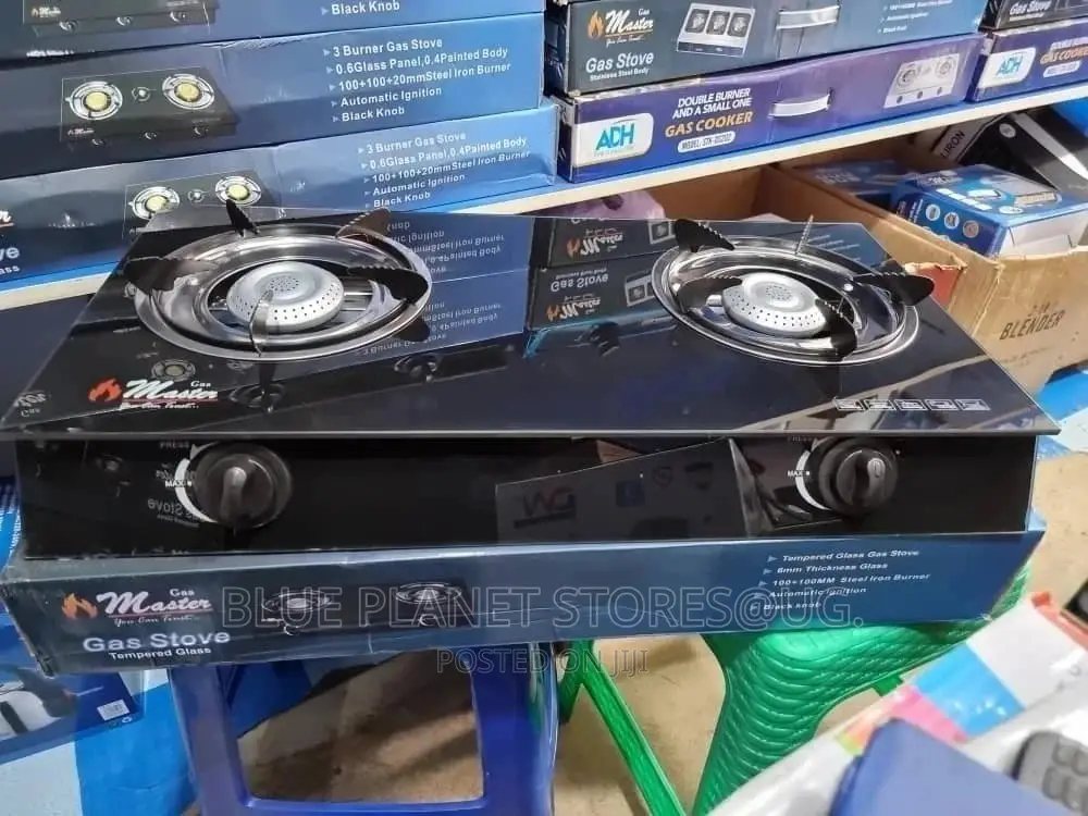 Electro Master Double Gas Stoves [Hard Ceramic Glass Top]