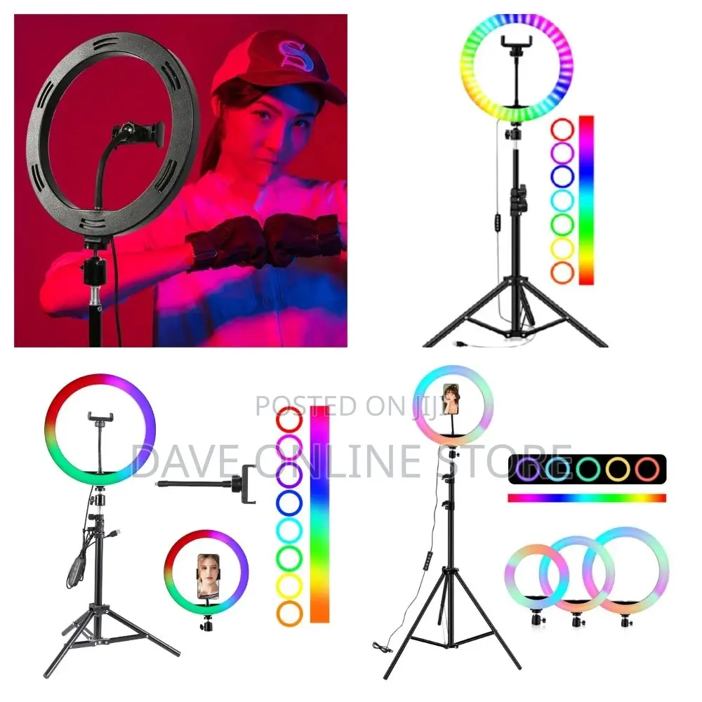 LED Rainbow Light With Tripod Stand 1.6M