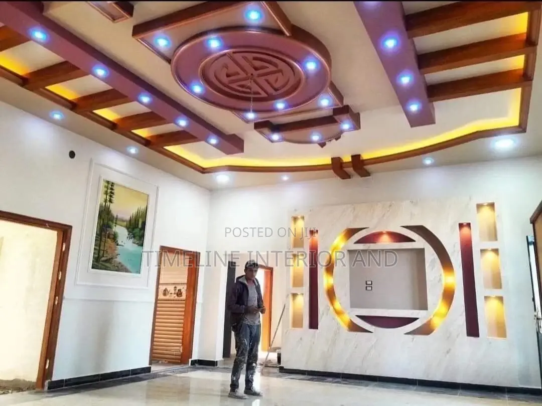 Mega Gypsum Board Ceiling.