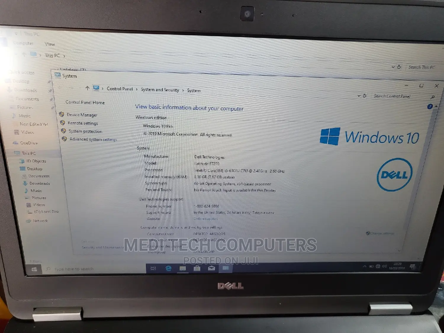 Laptop Dell Latitude 12 E7270 8GB Intel Core I5 SSD 256GB