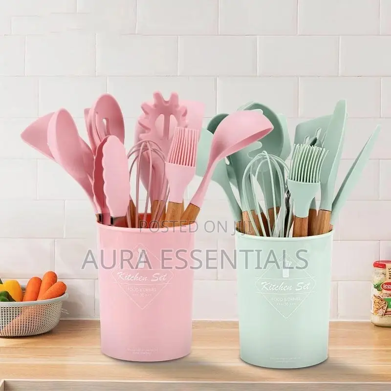 12pieces Silicone Kitchen Tool Cooking Utensils