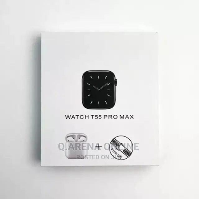 T55 Pro Smart Watch + Airpods + Straps