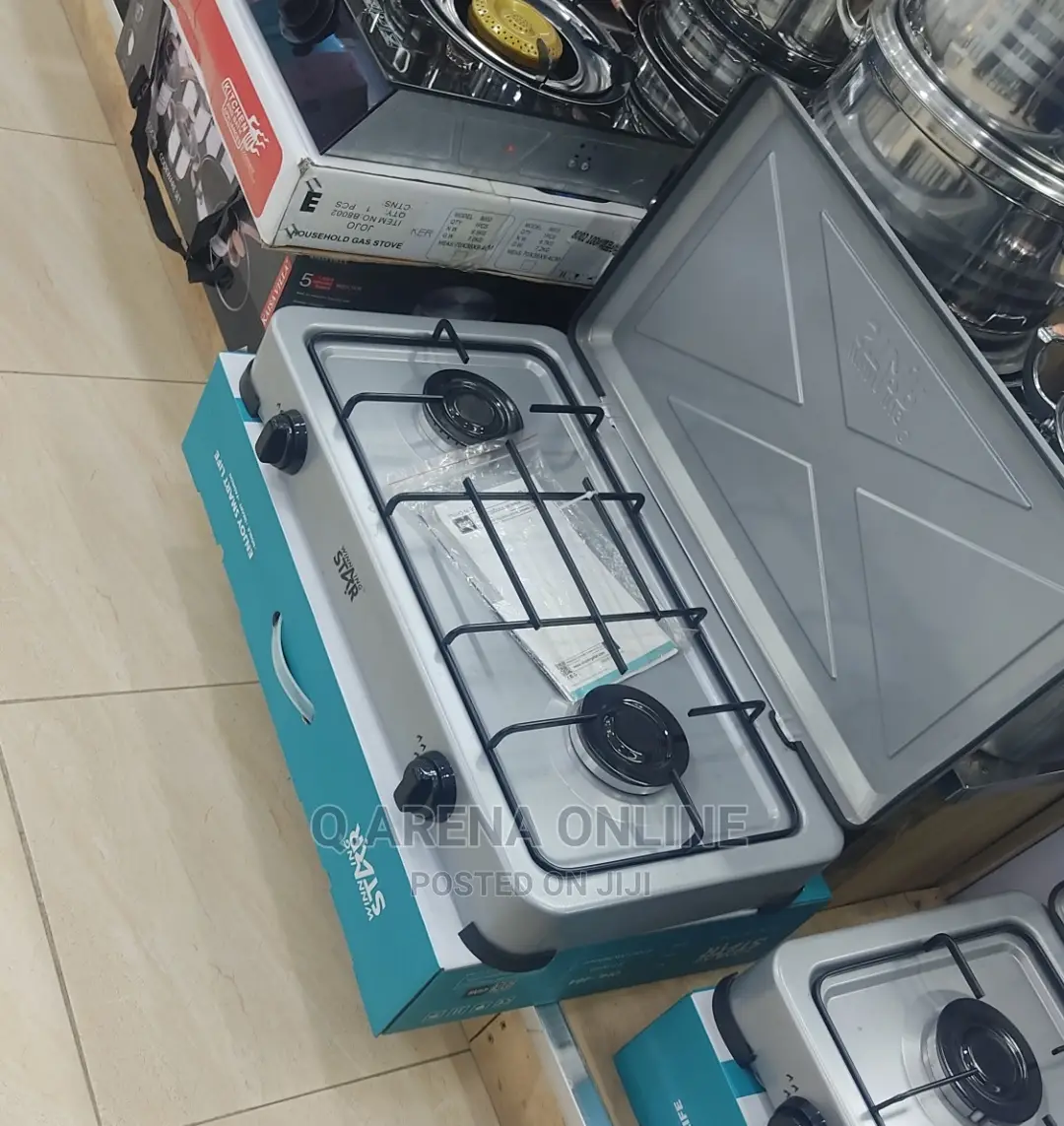 2 Plates High Quality Gas Stove in Central Division Kitchen