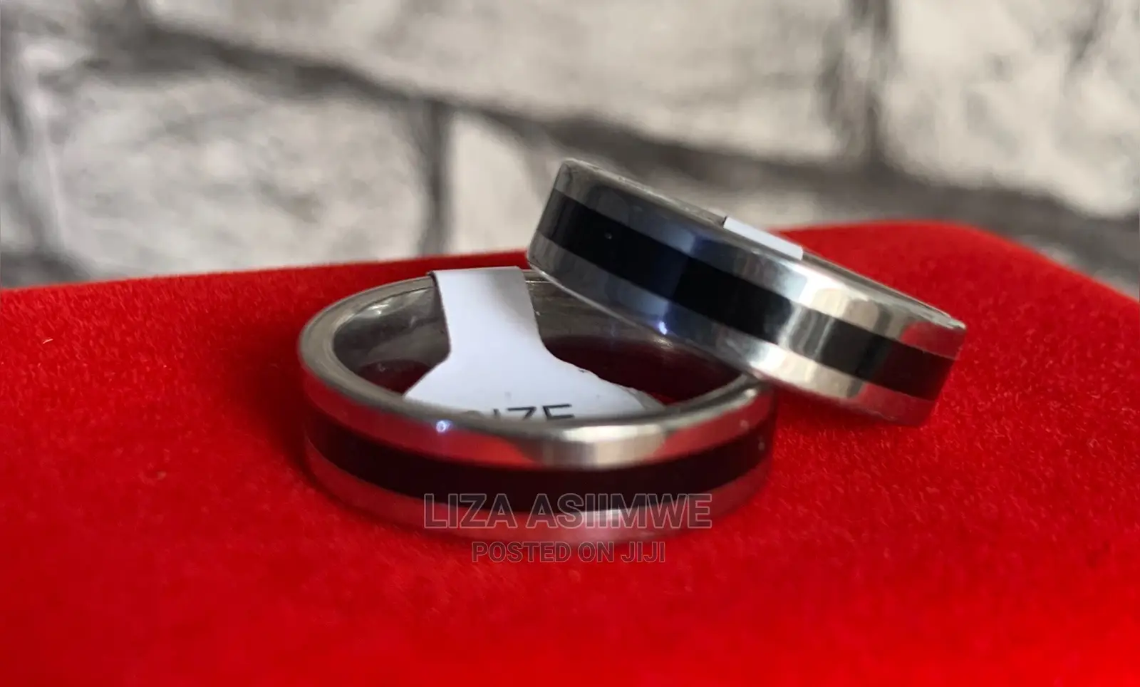 Black and Silver Designer Rings Available