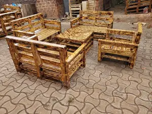 Gas Burnt Pallet Chairs