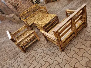 Gas Burnt Pallet Chairs