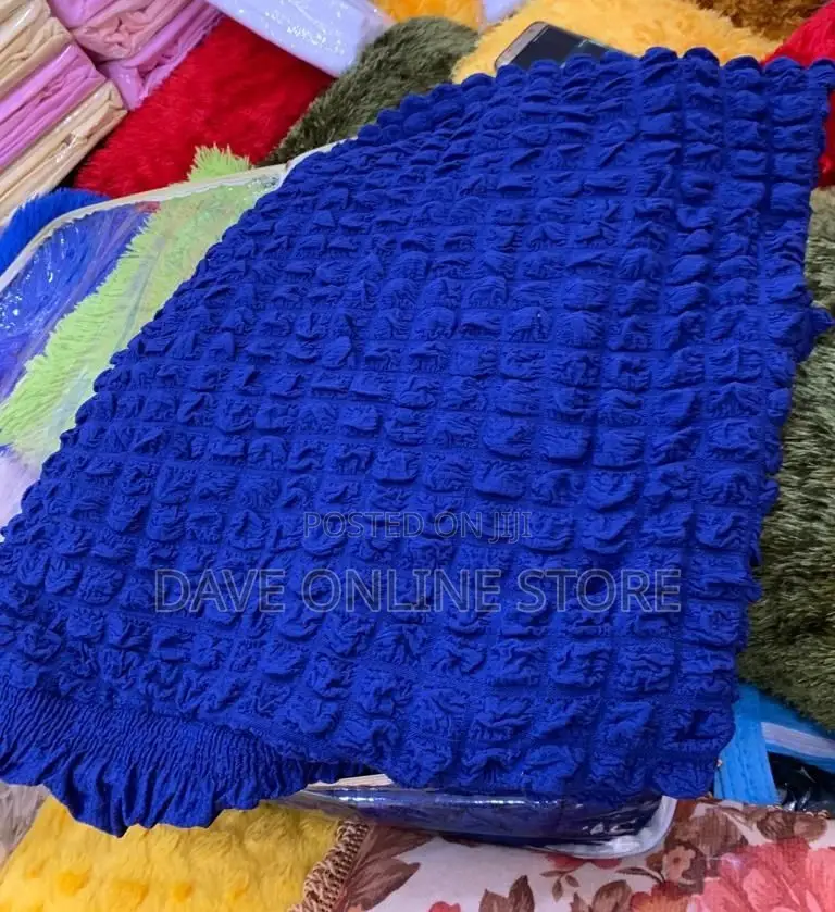 3-2-1 Blue Stretch Sofa Covers.