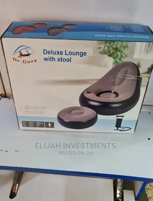 Inflatable Deluxe Lounge With Stool