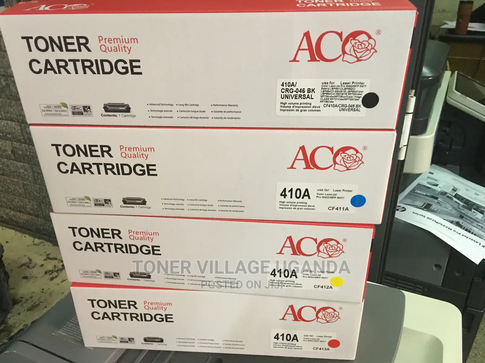 HP 410A Color Cartridge for Use in HP M377dw M477fdw M452nw