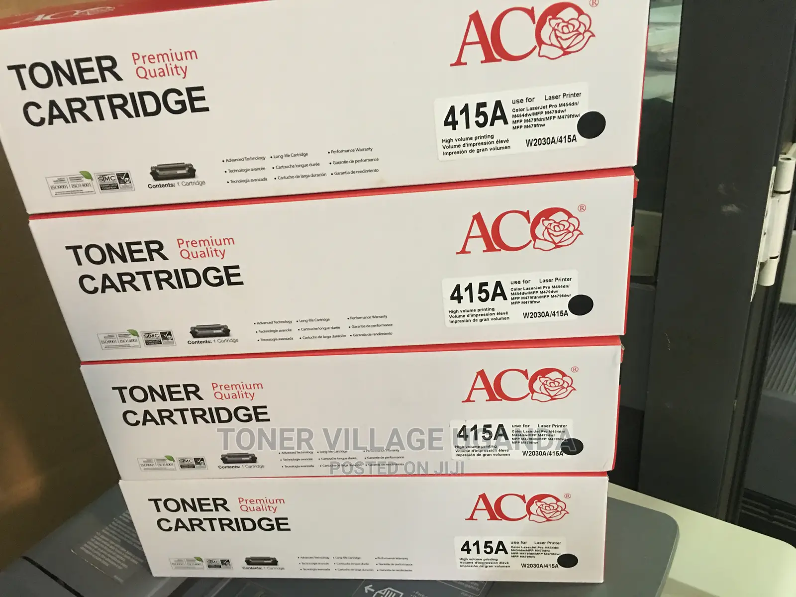 HP 415A With Chip Color Toner for Use in HP M454dn, M479dw
