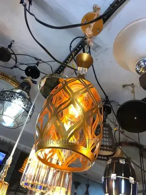 Gold Pendant Lamp Holder