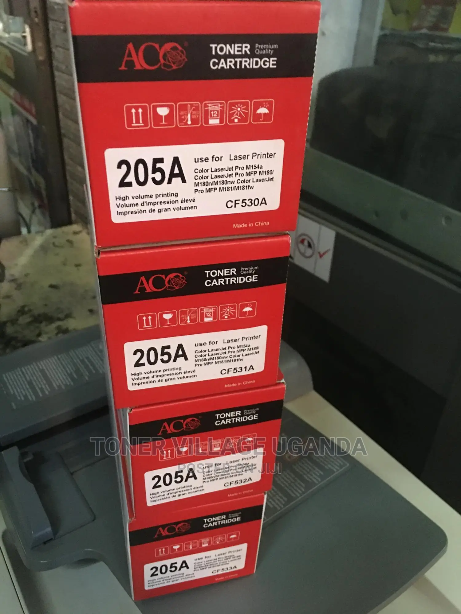 HP 205A Color Toner Cartridge for Use MFP M180, M180N M181
