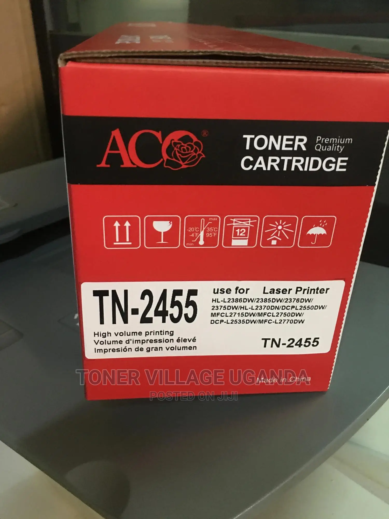 TN 2455 Brother for Use in HL-L2335D, DCP-L2535D, MFC-L2750