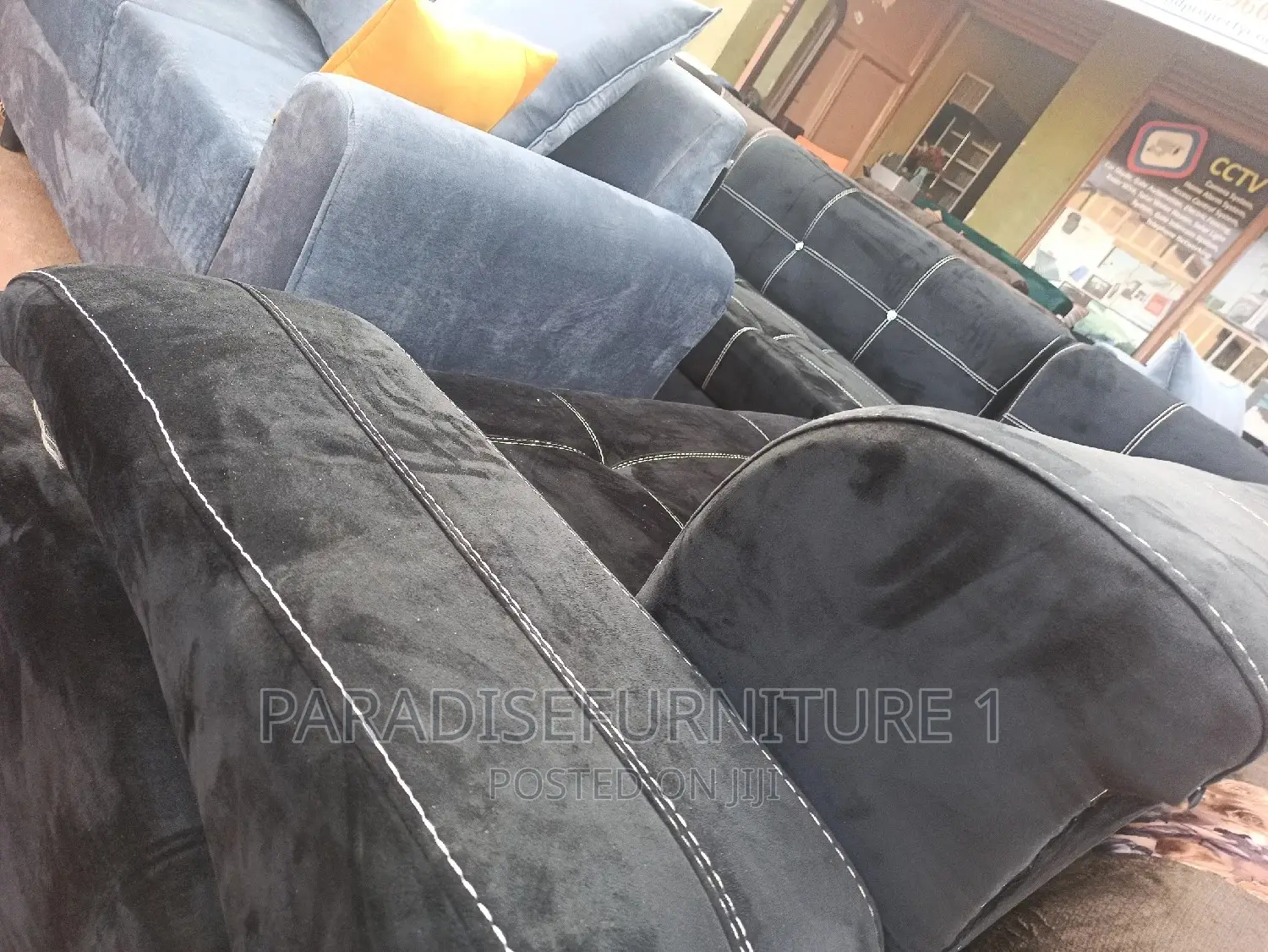 Sofa Set on Sale Black Is Cool