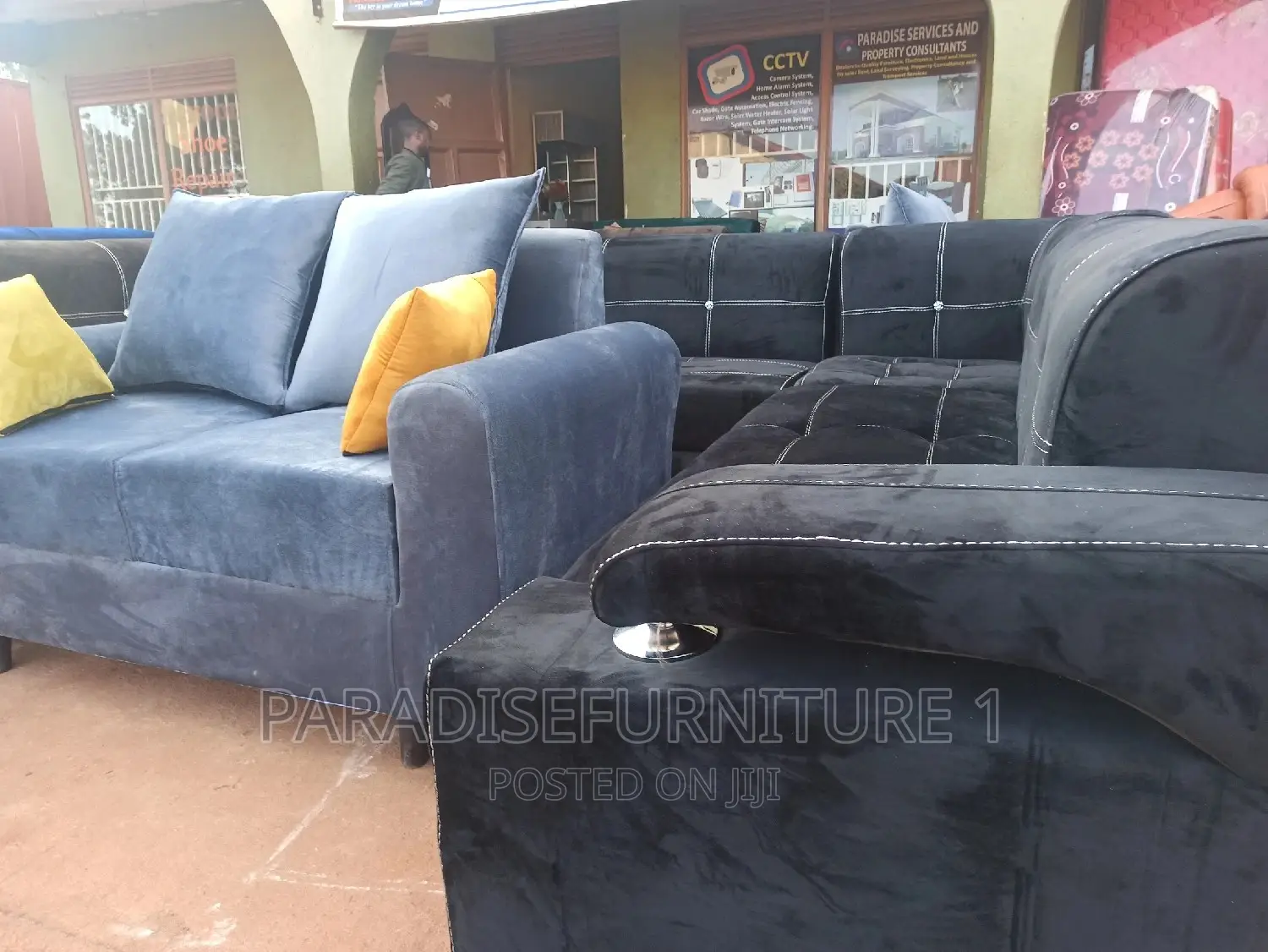 Sofa Set on Sale Black Is Cool