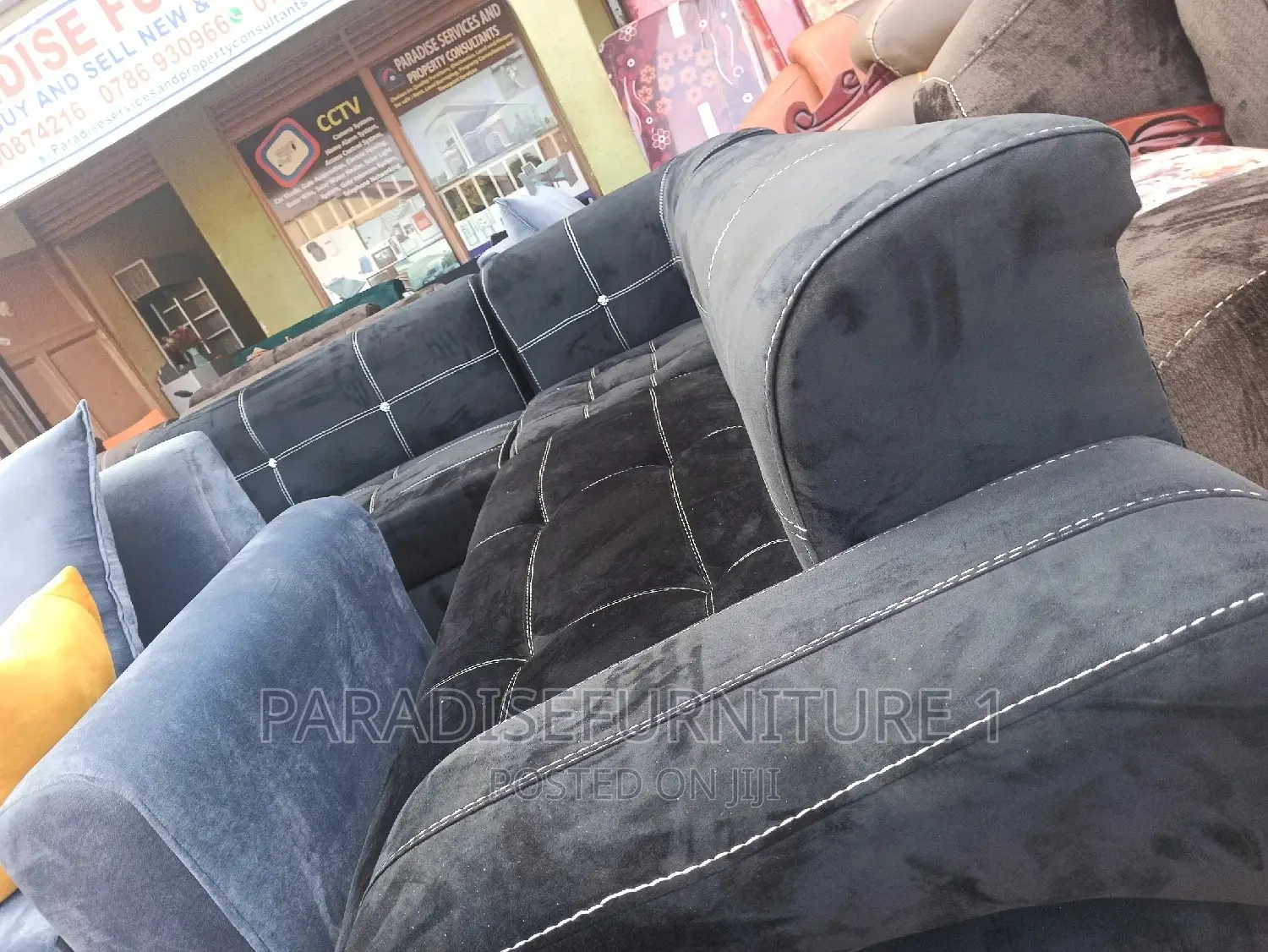 Sofa Set on Sale Black Is Cool